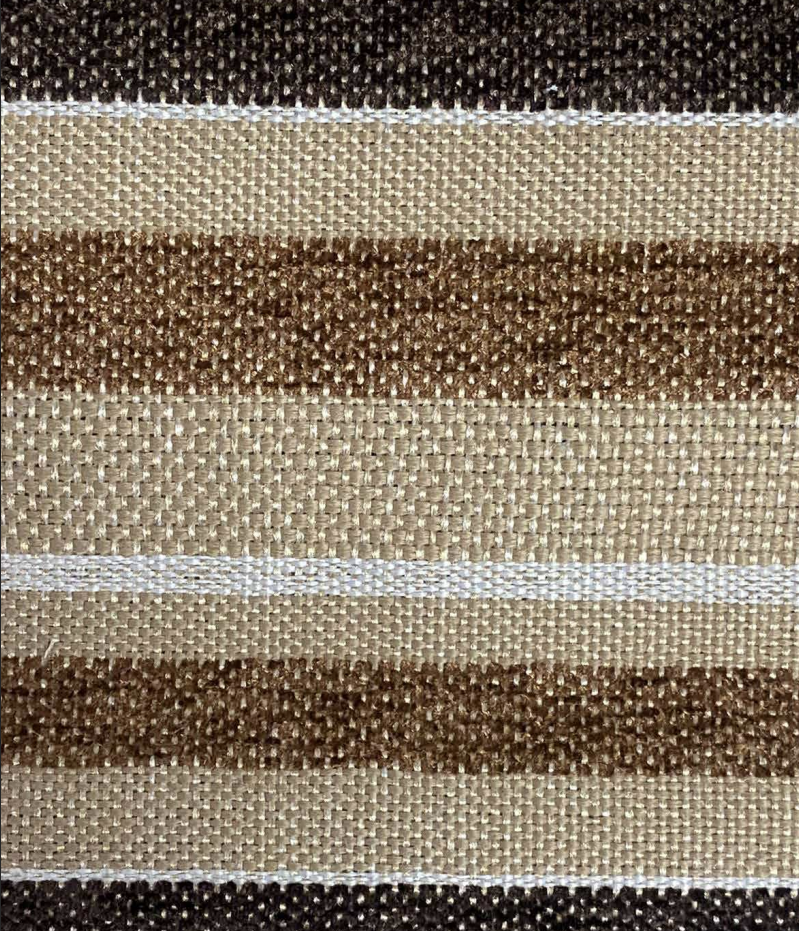 Tela Chenille Frontera color Chocolate